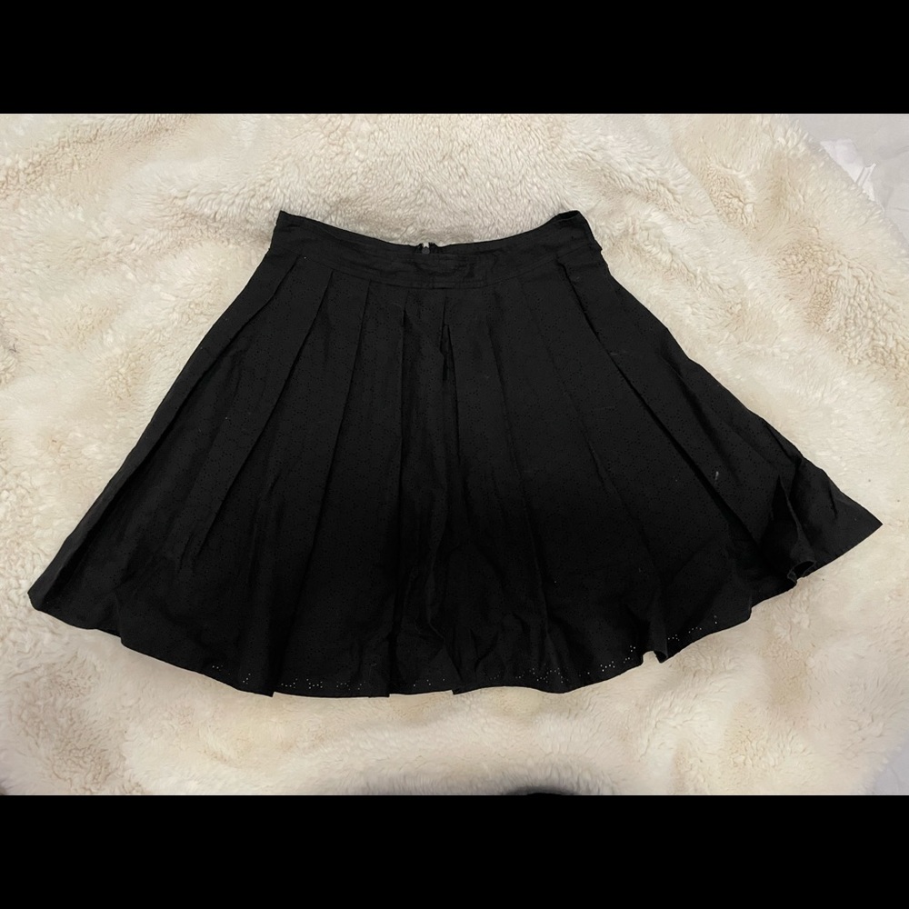 Michael Kors - Black Eyelet Skirt w/ Pockets - Size 4